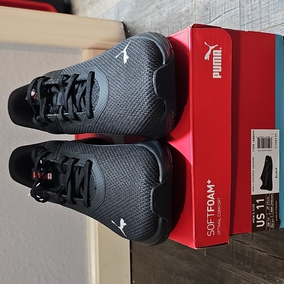 Puma Disperse Men\'s 11 Black Athletic Sneaker Shoes New In Box main image 7